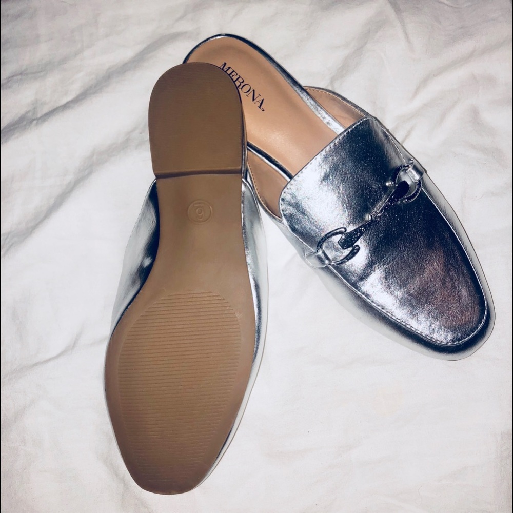 Metallic Loafers